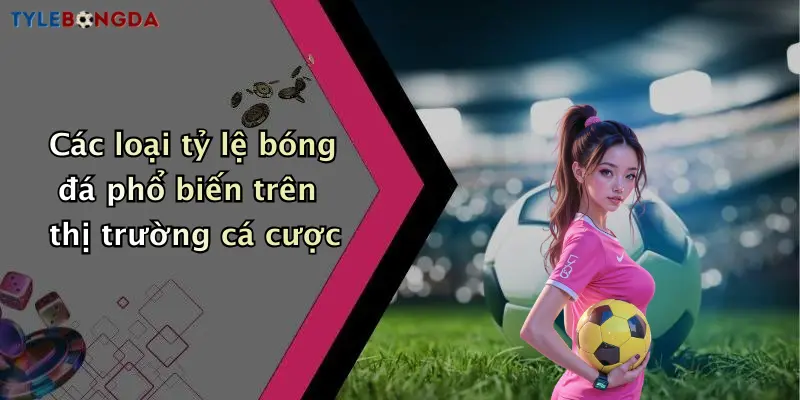 Các loại tỷ lệ bóng đá phổ biến trên thị trường cá cược