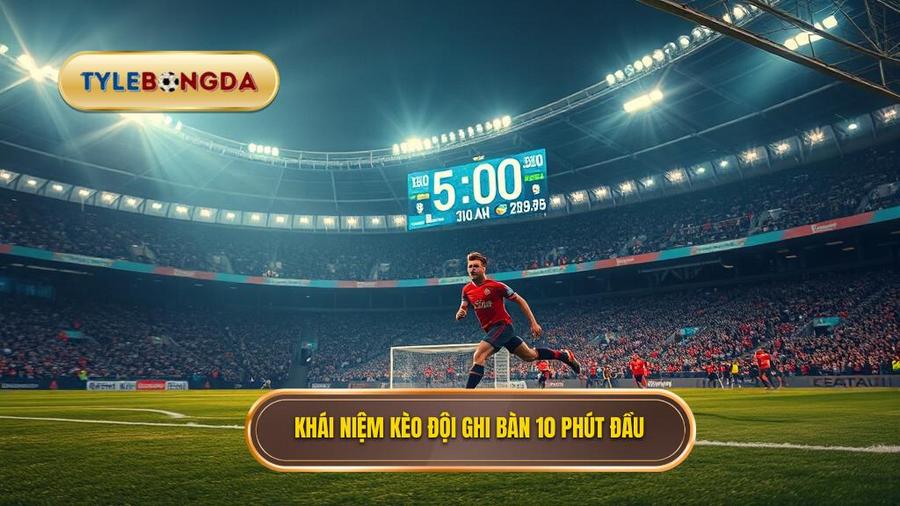 Khái niệm kèo đội ghi bàn 10 phút đầu