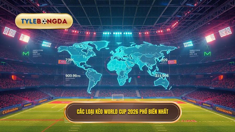 Các loại hình Tỷ lệ kèo World Cup 2026 phổ biến nhất